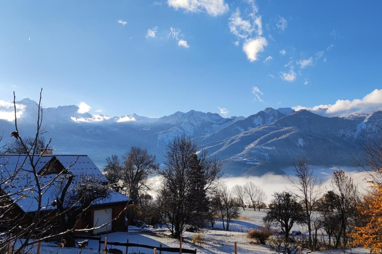 Chalet Mounette Ski Sauna Lac Embrun Puy-Sanieres 외부 사진