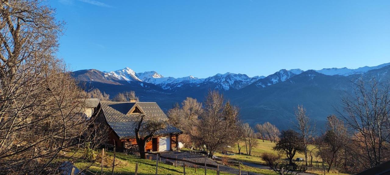 Chalet Mounette Ski Sauna Lac Embrun Puy-Sanieres 외부 사진