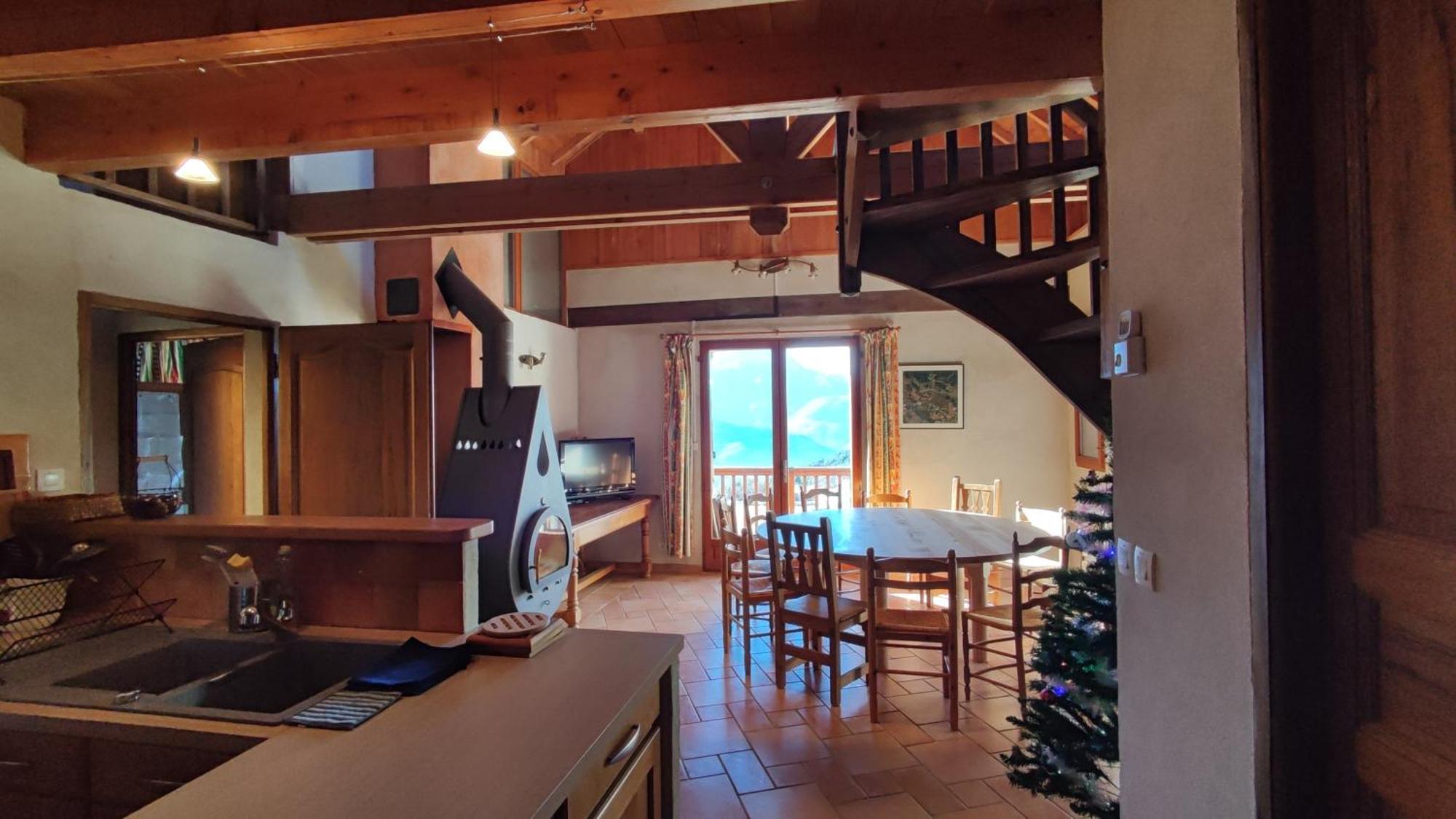 Chalet Mounette Ski Sauna Lac Embrun Puy-Sanieres 외부 사진
